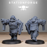 Tabletop Terrain Miniature GrimGuard Armored Mutants