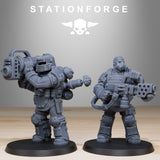 Tabletop Terrain Miniature GrimGuard Armored Squad