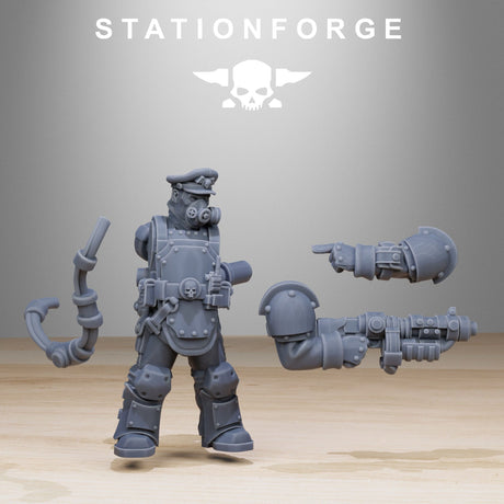 Tabletop Terrain Miniature GrimGuard Armored Squad