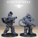 Tabletop Terrain Miniature GrimGuard Armored Squad