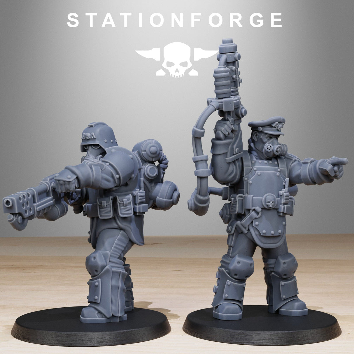 Tabletop Terrain Miniature GrimGuard Armored Squad