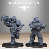 Tabletop Terrain Miniature GrimGuard Armored Squad