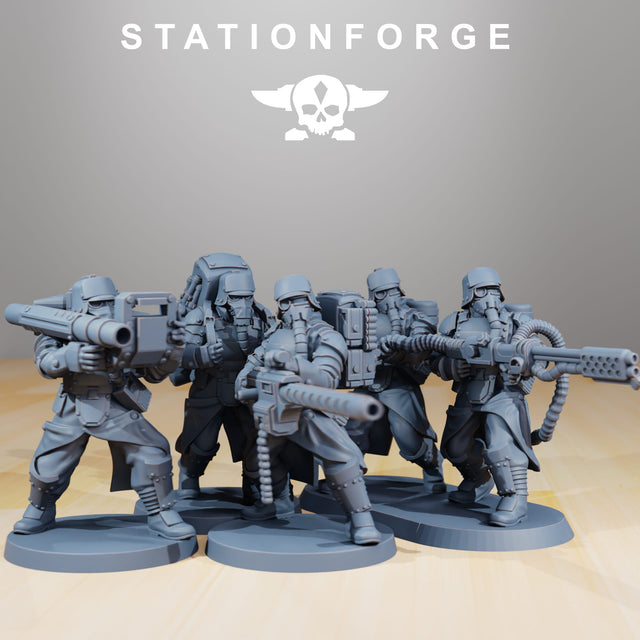 Tabletop Terrain Miniature GrimGuard - Armored Squad