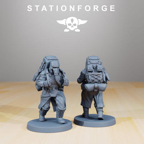Tabletop Terrain Miniature GrimGuard - Armored Squad