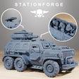 Tabletop Terrain Miniature GrimGuard - Armored Vehicle