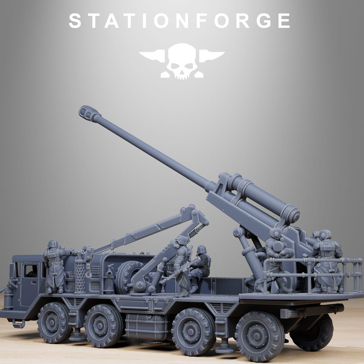Tabletop Terrain Miniature GrimGuard Artillery Vehicle