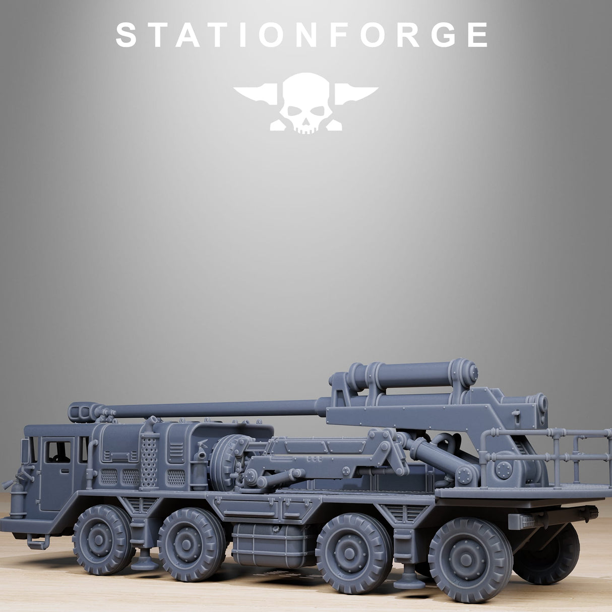 Tabletop Terrain Miniature GrimGuard Artillery Vehicle