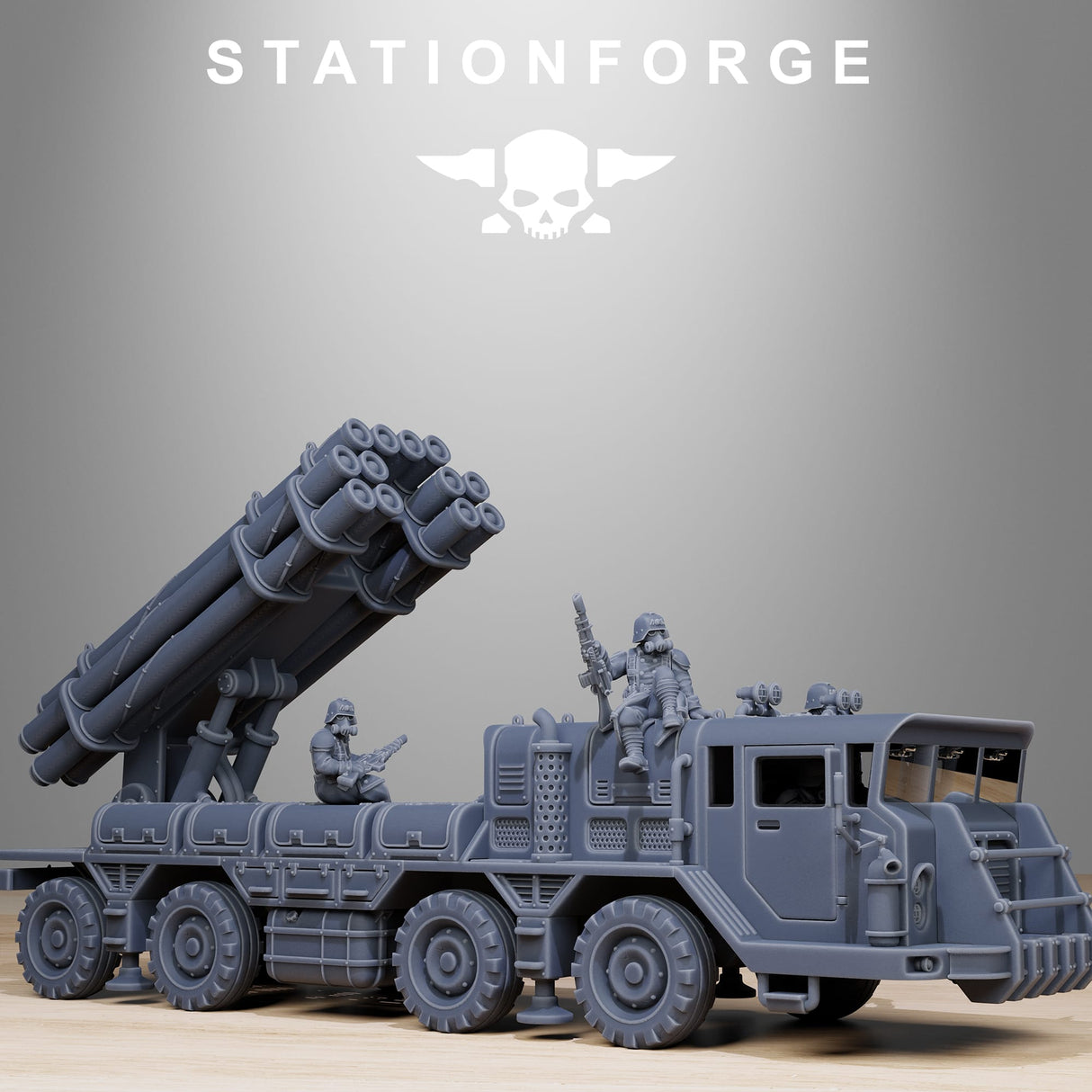 Tabletop Terrain Miniature GrimGuard Artillery Vehicle