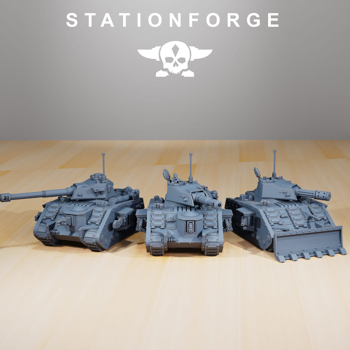 Tabletop Terrain Miniature GrimGuard - Battle Tank