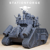 Tabletop Terrain Miniature GrimGuard Battle Tank 2.0 (with interior)