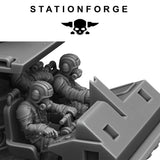 Tabletop Terrain Miniature GrimGuard Battle Tank 2.0 (with interior)