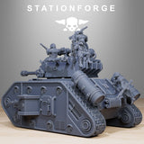 Tabletop Terrain Miniature GrimGuard Battle Tank 2.0 (with interior)