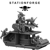Tabletop Terrain Miniature GrimGuard Battle Tank 2.0 (with interior)