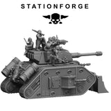 Tabletop Terrain Miniature GrimGuard Battle Tank 2.0 (with interior)