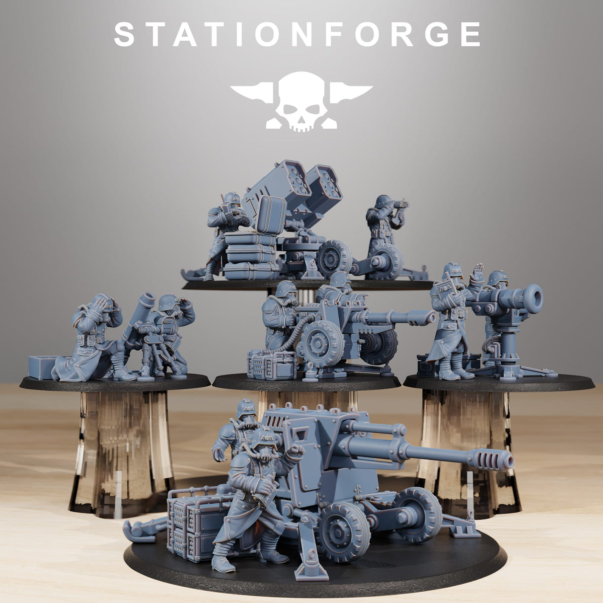 Tabletop Terrain Miniature GrimGuard Battle Weapons