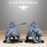 Tabletop Terrain Miniature GrimGuard Bear Riders