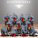 Tabletop Terrain Miniature GrimGuard Bear Riders