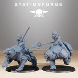 Tabletop Terrain Miniature GrimGuard Bear Riders