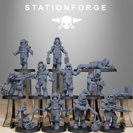 Tabletop Terrain Miniature GrimGuard Bomb Squad