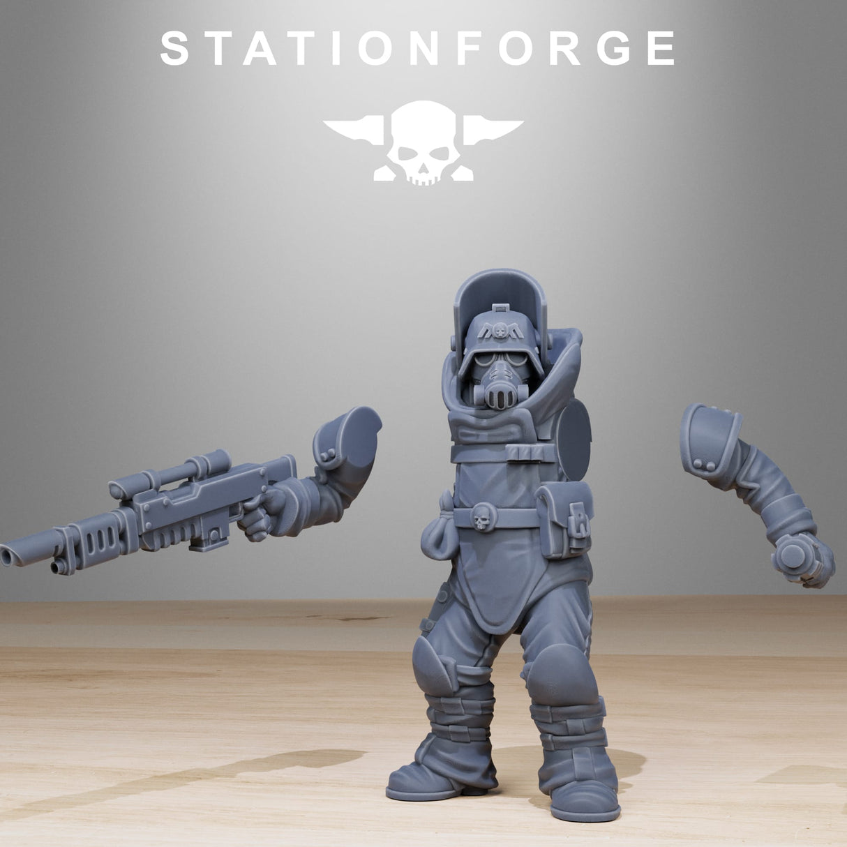 Tabletop Terrain Miniature GrimGuard Bomb Squad