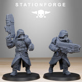 Tabletop Terrain Miniature GrimGuard Bombardiers