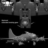 Tabletop Terrain Miniature GrimGuard Bomber with Interior