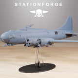 Tabletop Terrain Miniature GrimGuard Bomber with Interior