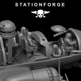 Tabletop Terrain Miniature GrimGuard Bomber with Interior
