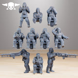 Tabletop Terrain Miniature GrimGuard Bomber with Interior