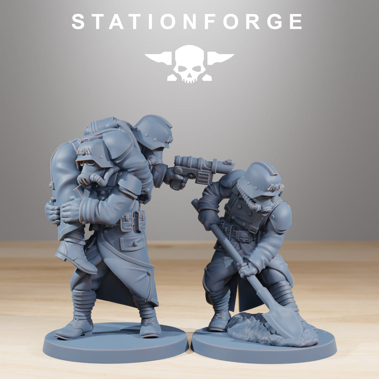 Tabletop Terrain Miniature GrimGuard Casualties