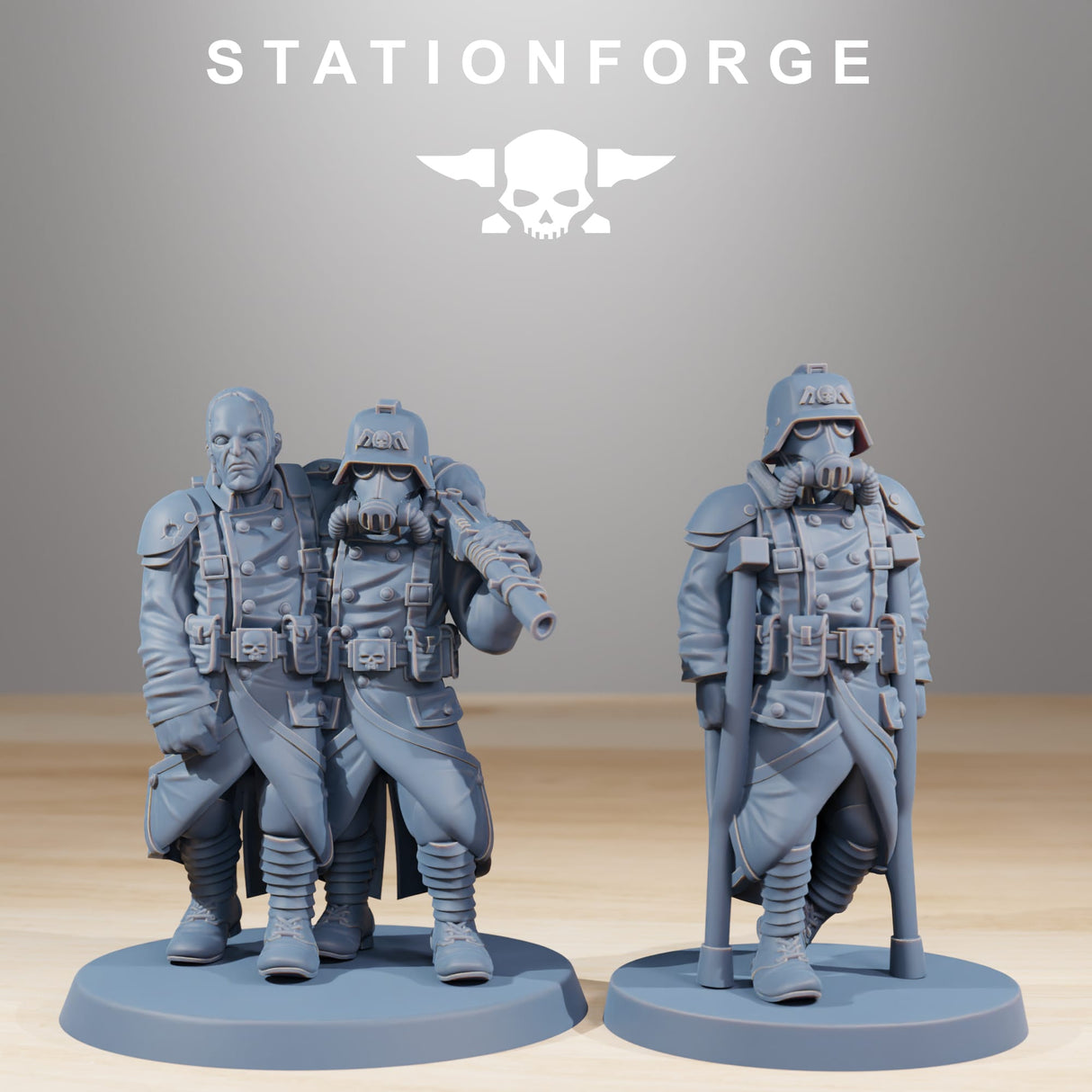 Tabletop Terrain Miniature GrimGuard Casualties