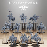Tabletop Terrain Miniature GrimGuard Cavalry