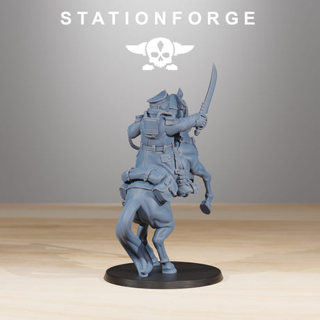 Tabletop Terrain Miniature GrimGuard Cavalry Captain
