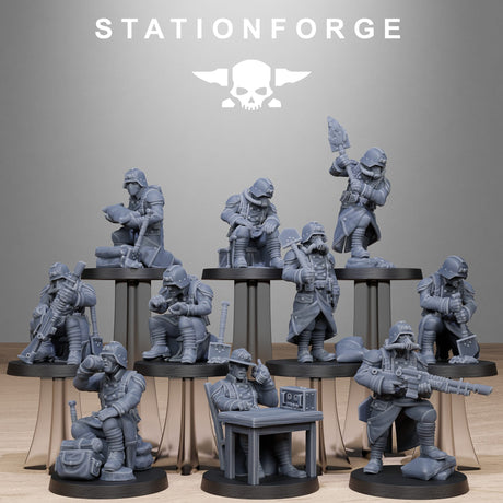 Tabletop Terrain Miniature GrimGuard Chill Squad