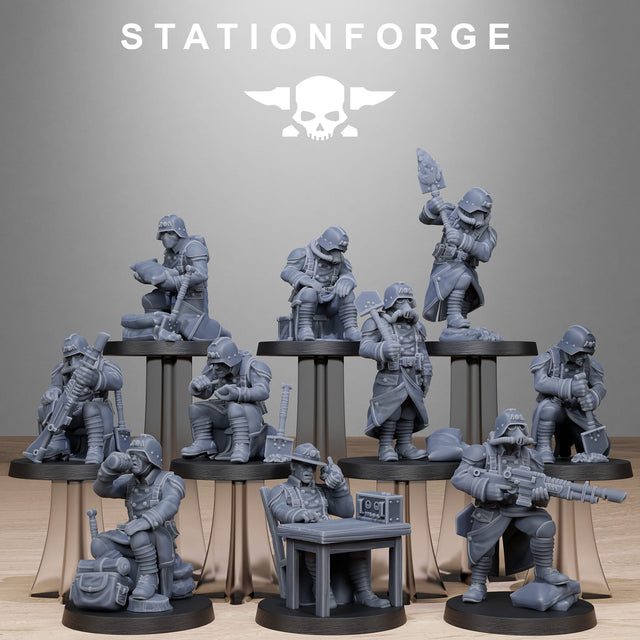 Tabletop Terrain Miniature GrimGuard Chill Squad