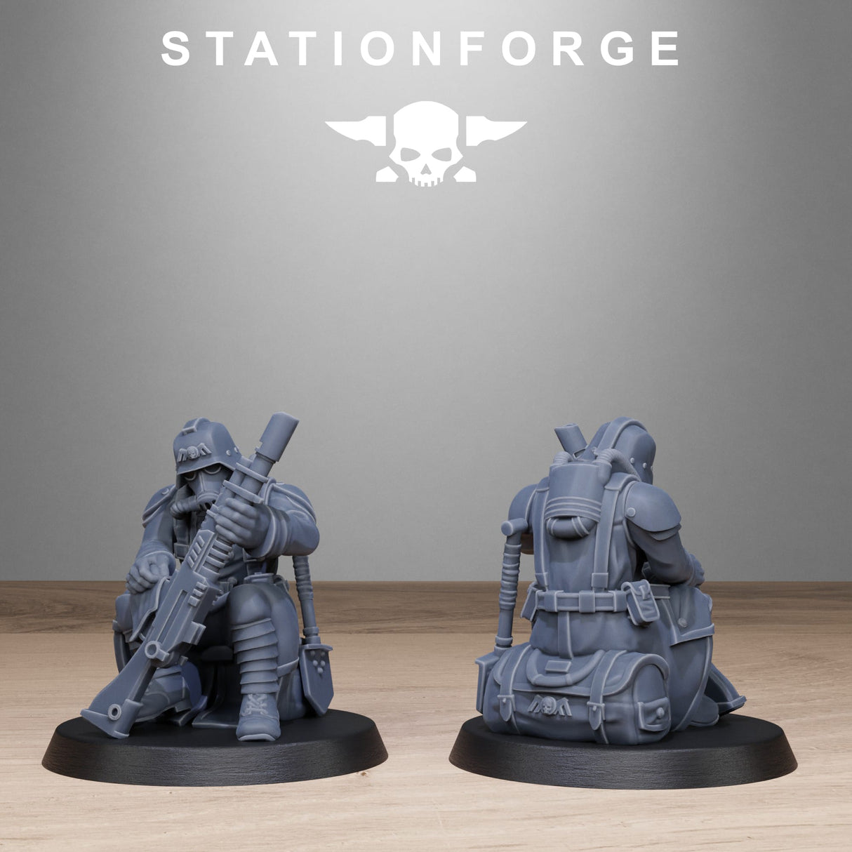 Tabletop Terrain Miniature GrimGuard Chill Squad