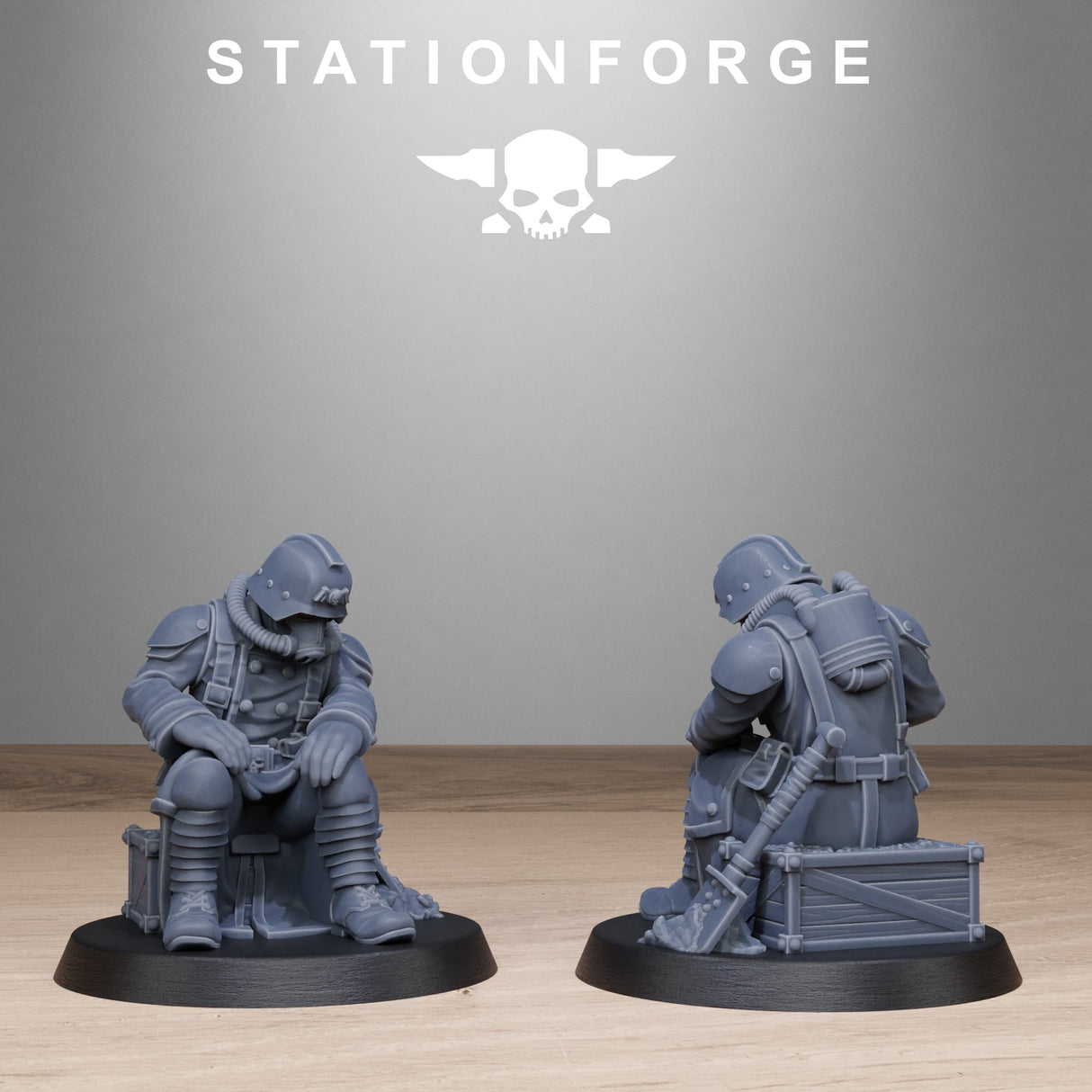Tabletop Terrain Miniature GrimGuard Chill Squad