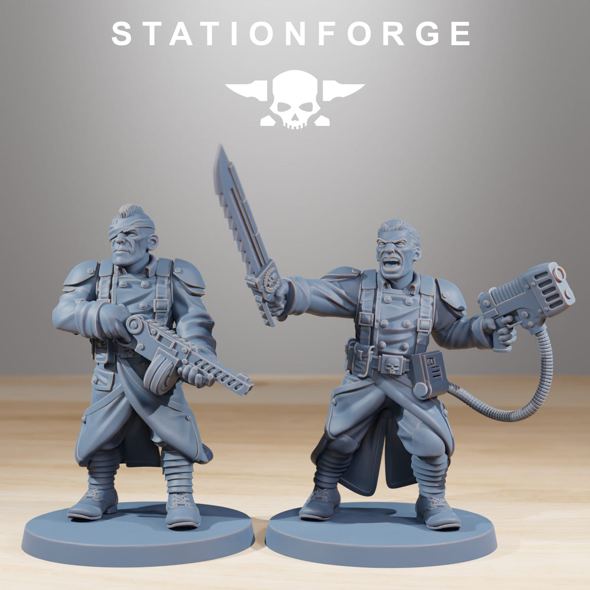 Tabletop Terrain Miniature GrimGuard Combatants