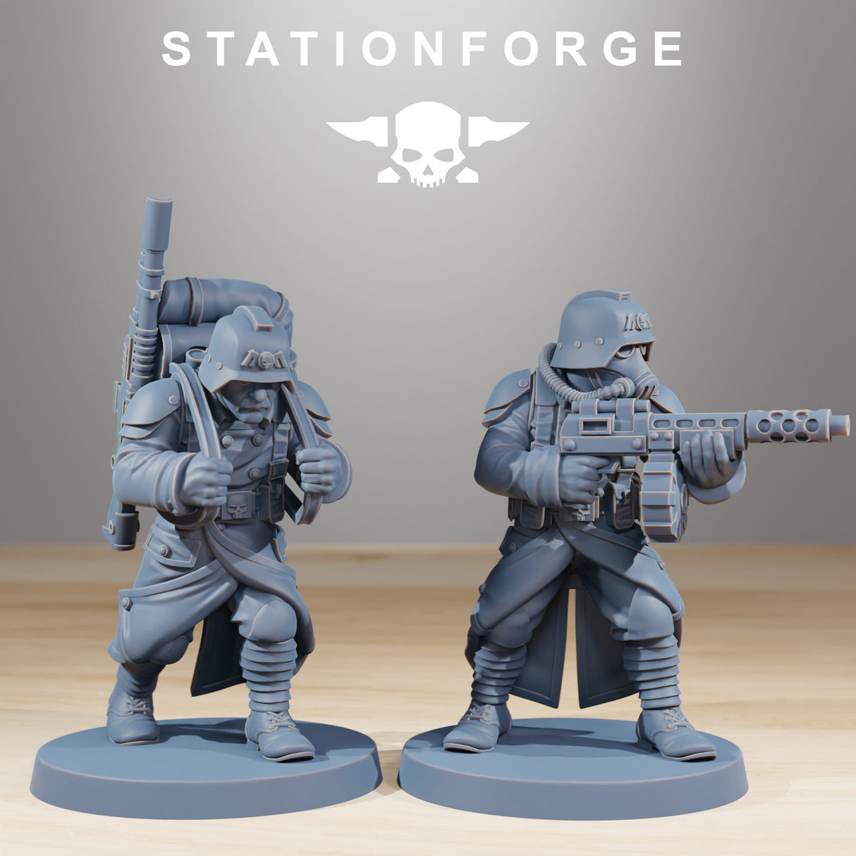 Tabletop Terrain Miniature GrimGuard Combatants