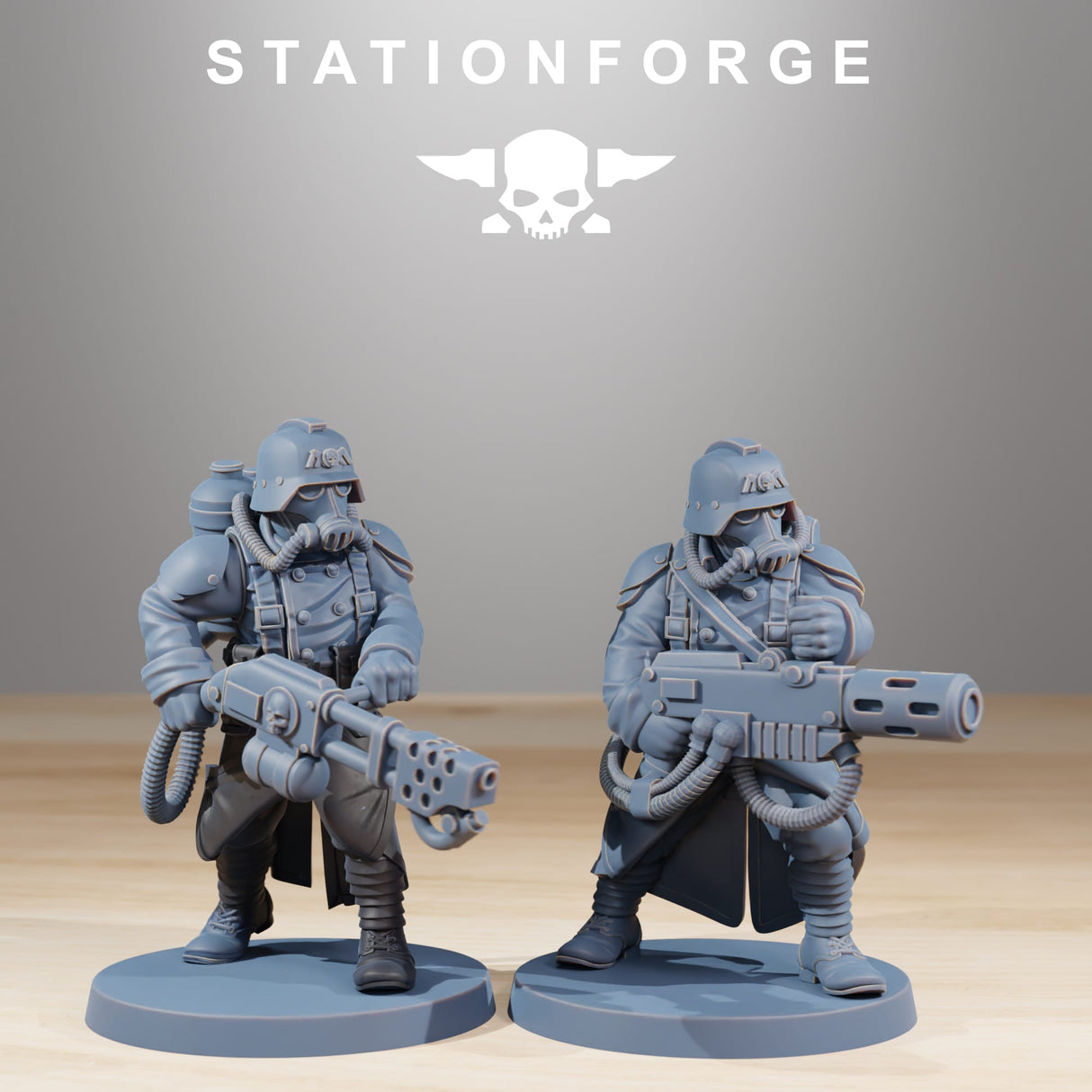 Tabletop Terrain Miniature GrimGuard Combatants