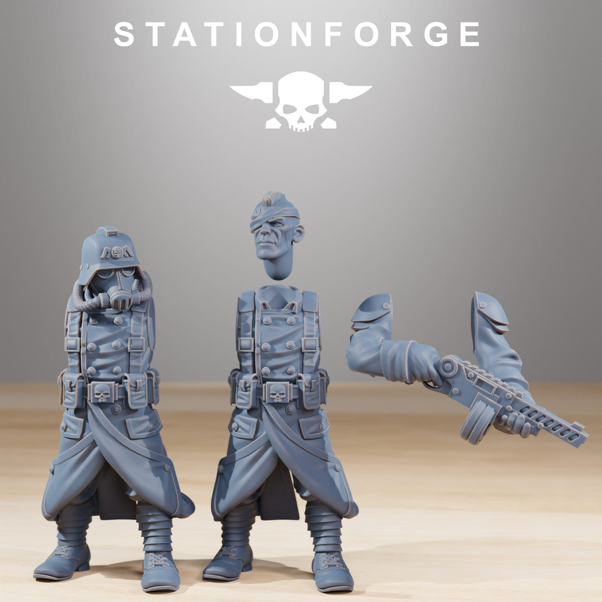 Tabletop Terrain Miniature GrimGuard Combatants