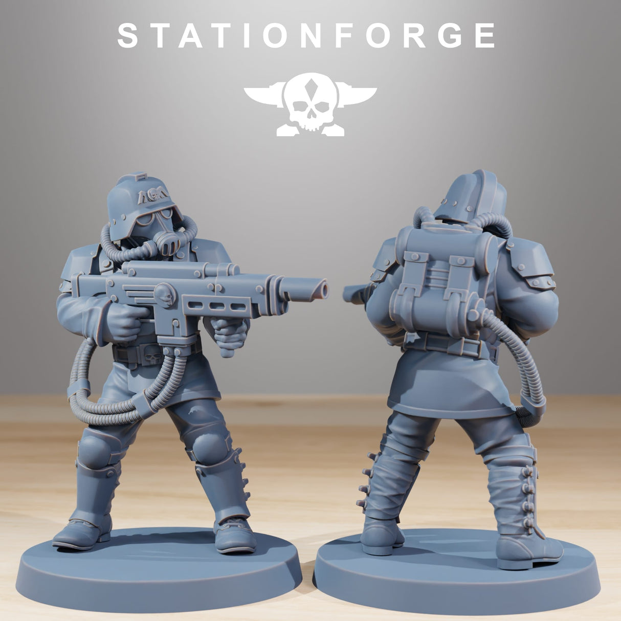 Tabletop Terrain Miniature Grimguard Commandos