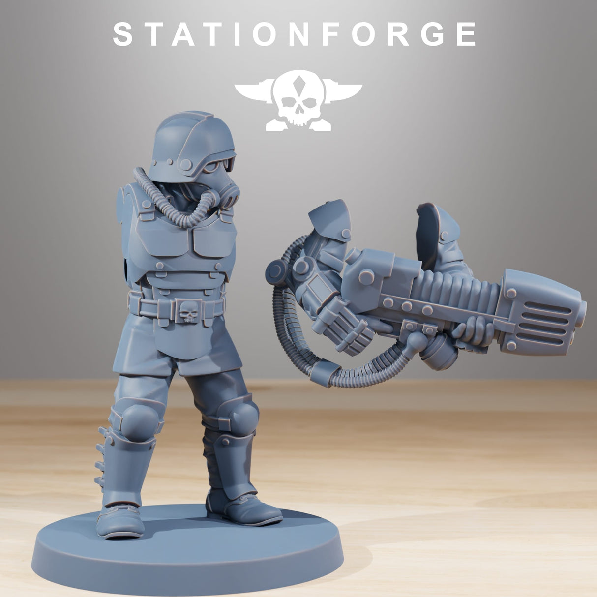 Tabletop Terrain Miniature Grimguard Commandos