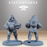 Tabletop Terrain Miniature Grimguard Commandos