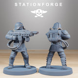 Tabletop Terrain Miniature Grimguard Commandos