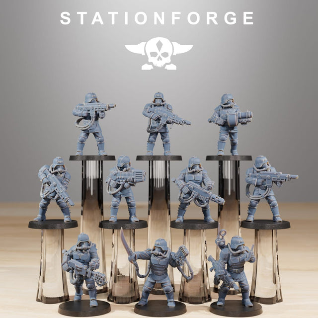 Tabletop Terrain Miniature Grimguard Commandos