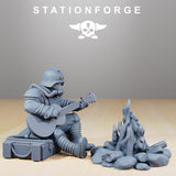 Tabletop Terrain Miniature GrimGuard Comrades