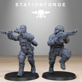 Tabletop Terrain Miniature GrimGuard Counter Terrorists