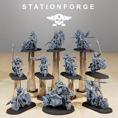 Tabletop Terrain Miniature GrimGuard Death Bikers
