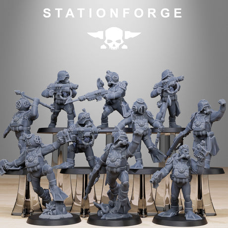 Tabletop Terrain Miniature GrimGuard Divers
